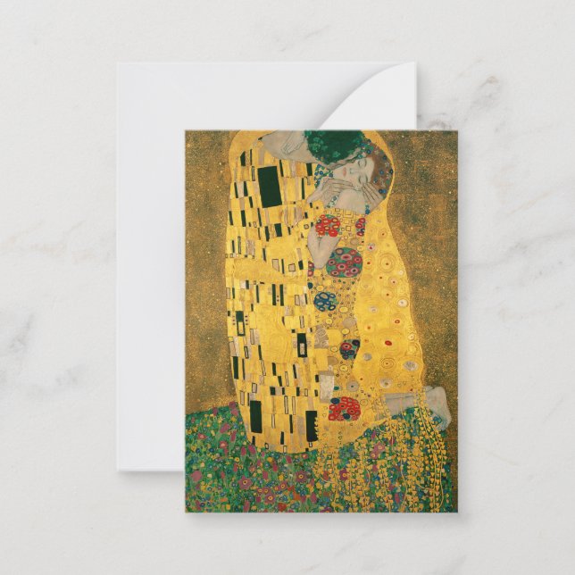 Klimt // The Kiss Painting Mitteilungskarte (Vorderseite)