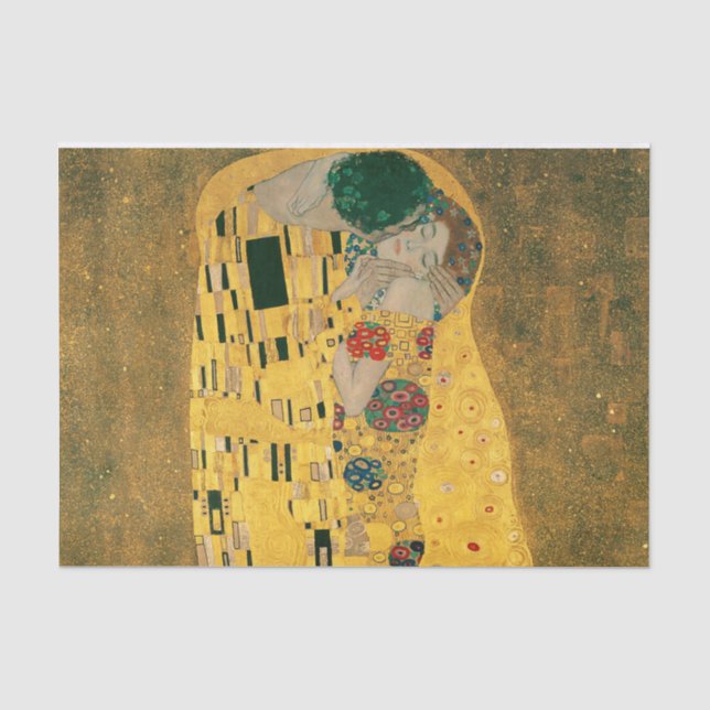 Klimt // The Kiss Painting Seidenpapier (Vorderseite)