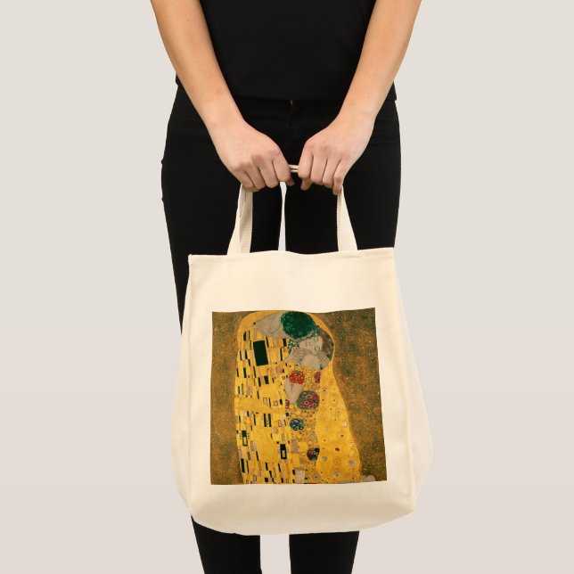 Klimt // The Kiss Painting Tragetasche (Vorderseite (Produkt))