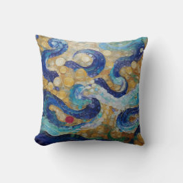 Klimt Wasserschläuche Kissen