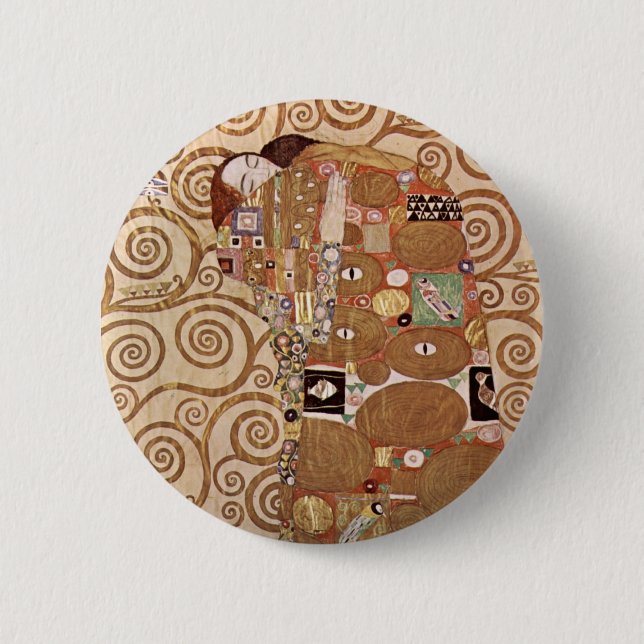 Klimt - Werkvorlagen zum Stocletfries Button (Vorderseite)