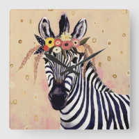 Klimt Zebra | Adorned In Flowers