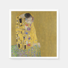Klimts Der Kuss - Romantischer Jugendstil Serviette