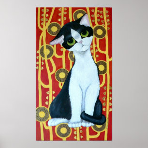 Klimts Katze Poster