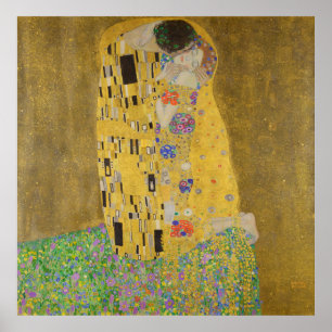 Klimts Kuss Poster