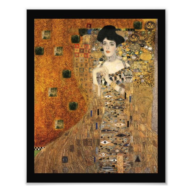 Klimts Porträt Adele Bloch-Bauer Fotodruck (Vorne)