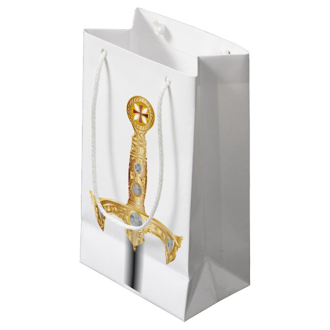 Klinge der knigths templar kleine geschenktüte (Vorderseite Schrägansicht)