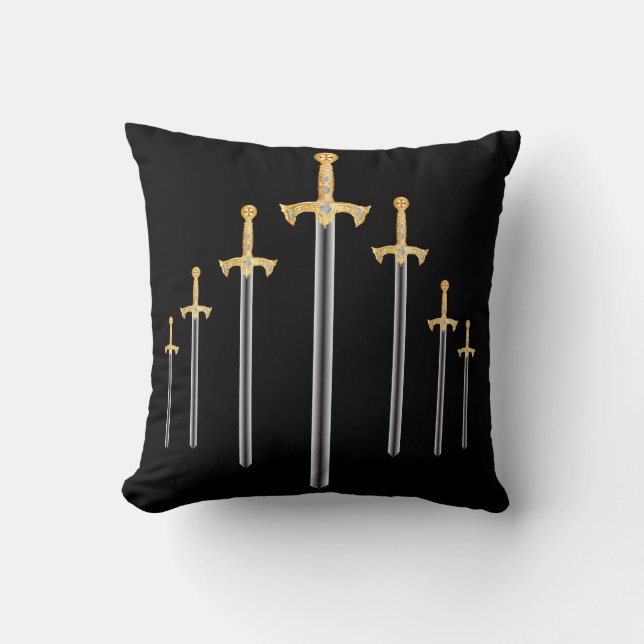 Klinge des templar Kissens der Ritter Kissen (Vorderseite)