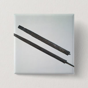 Klinge und Hülle, vom La Tene, die Schweiz Button