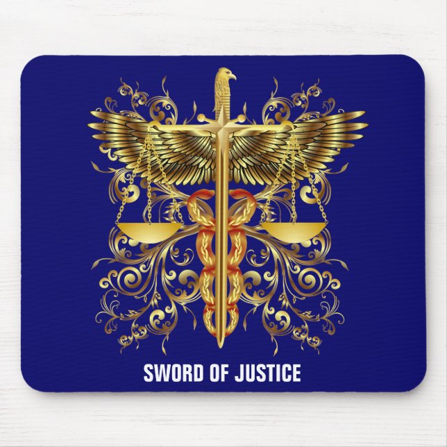 Klinge von Gerechtigkeit Mousepad (Vorne)