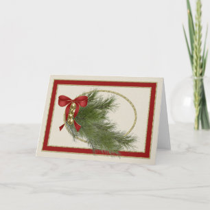 Klingel-Bell-Feiertags-Karte Feiertagskarte