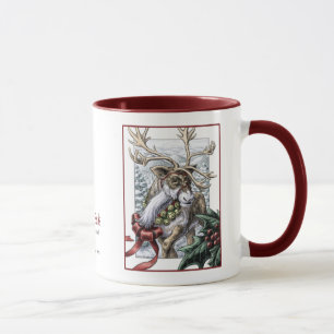 "Klingel-Bell-" Weihnachtsren-Tasse Tasse