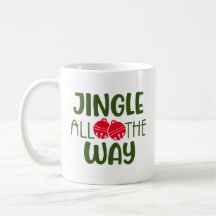Klingel den ganzen Weg mit Jingle Bells Kaffeetass Kaffeetasse