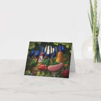 Klingel-Klingel wenig Gnome-Anmerkungs-Karte Karte