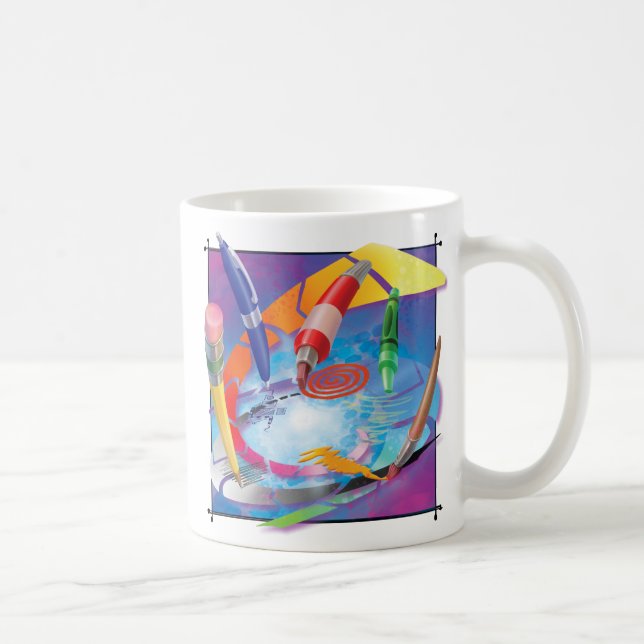 Klingel-Klingel wenig Gnome-Fantasie-Tasse Kaffeetasse (Rechts)