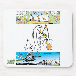 Klingeln-Enten-lustiger Cartoon Mousepad