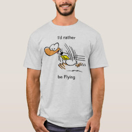 Klingeln-Enten-lustiges Fliegen-Shirt T-Shirt