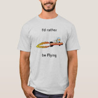 Klingeln-Enten-lustiges Rocket-Shirt