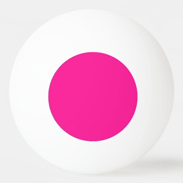 Klingeln Pong Ball - rosa innerer Kreis Tischtennisball (Rückseite)