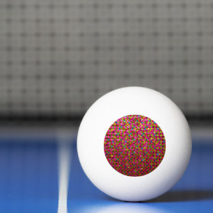 Klingeln Pong Ball-Tupfen-Schein-Juwelen Tischtennisball