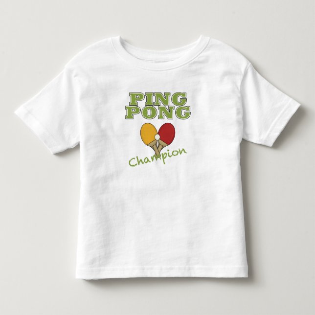 Klingeln Pong Meister Kleinkind T-shirt (Vorderseite)