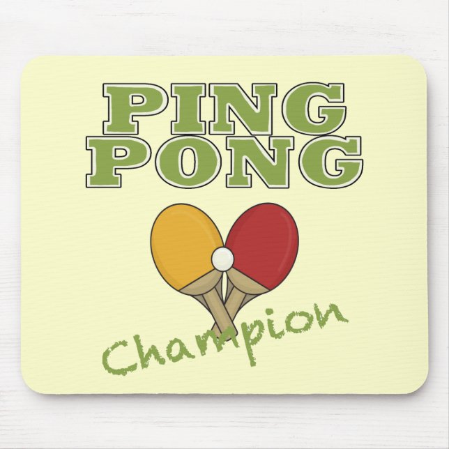 Klingeln Pong Meister Mousepad (Vorne)
