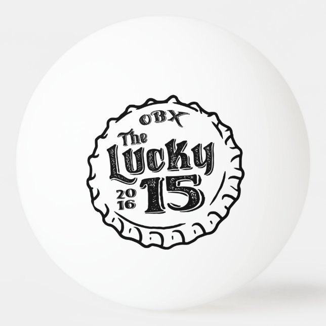 Klingeln Pong Tischtennisball (Rückseite)
