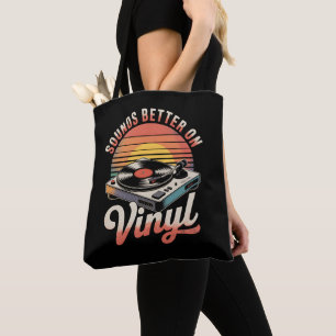 Klingt besser auf Vinyl Tasche