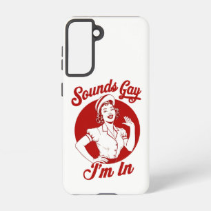 Klingt Gay Ich Bin Vintage Lesbische Cowgirl Howdy Samsung Galaxy Hülle