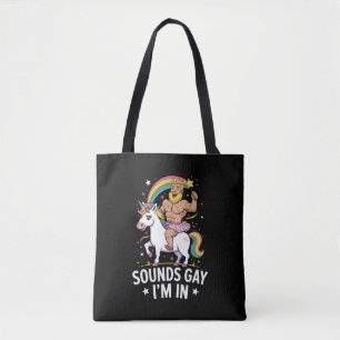 Klingt schwul, ich bin dabei tasche