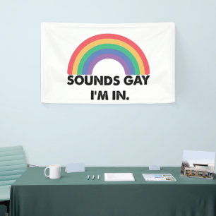 Klingt schwul, ich bin im Regenbogen-Stolz-Monat s Banner