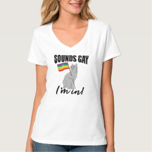 Klingt schwul, ich bin in Katze T-Shirt