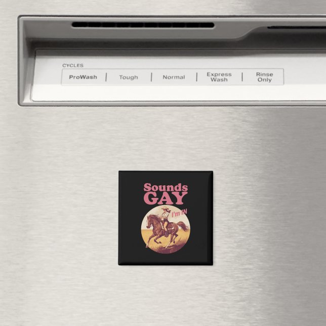 Klingt schwul Ich bin in Lesben Western Pride Prog Magnet (In Situ (Geschirrspüler))
