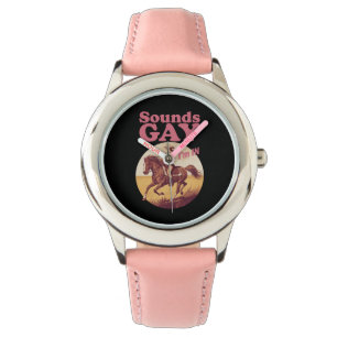 Klingt Schwul, ich bin in Lesbischer westlicher Pr Armbanduhr