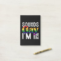 Klingt schwul Ich bin in Rainbow LGBT Flag Pride M