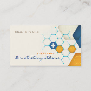 Klinik-Krankenhaus-privater Doktor Lab Center Card Visitenkarte