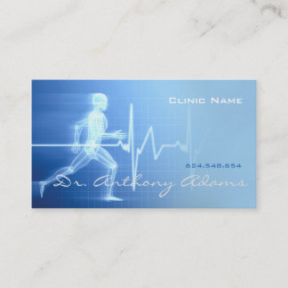 Klinik-Krankenhaus-privater Sport-Doktor Card Visitenkarte