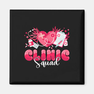 Klinik-Team Stethoskop Leopard Krankenschwester Va Magnet