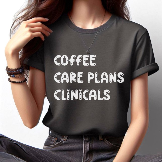 Kliniken für die Kaffeepflege - Funny Nurse T-Shirt (Von Creator hochgeladen)
