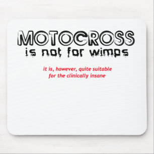 Klinisch Verrückt - Motocross-Mauspad Mousepad