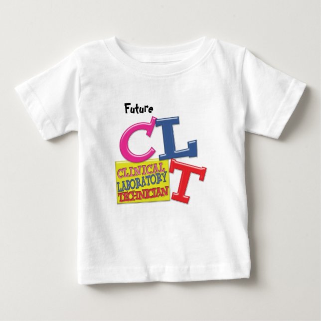 KLINISCHE LABORTECH-KLINISCHE SCHREIBEN BABY T-SHIRT (Vorderseite)