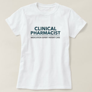 Klinischer Apotheker Medikamentenexperte Patienten T-Shirt