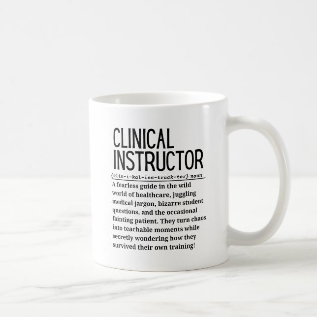 Klinischer Instruktor Kaffeetasse (Rechts)