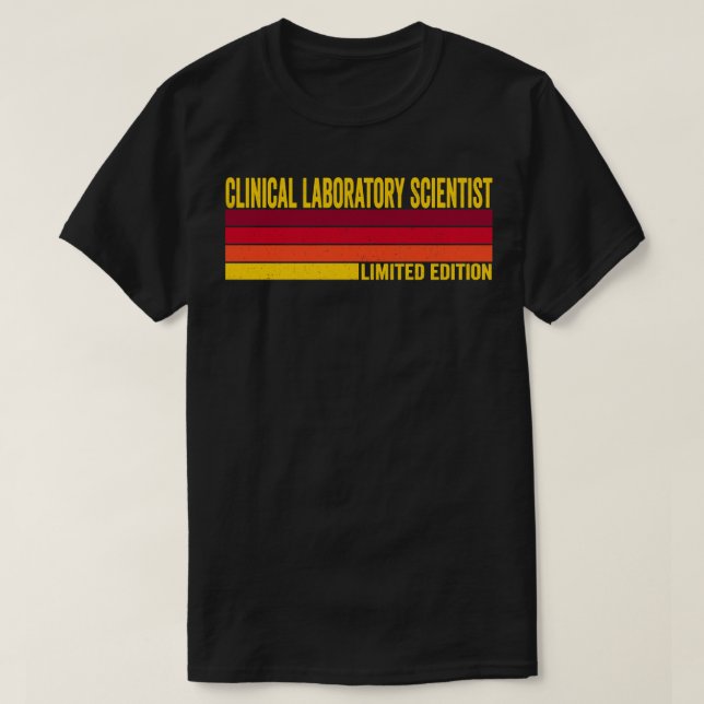 Klinischer Laborwissenschaftler T-Shirt (Design vorne)