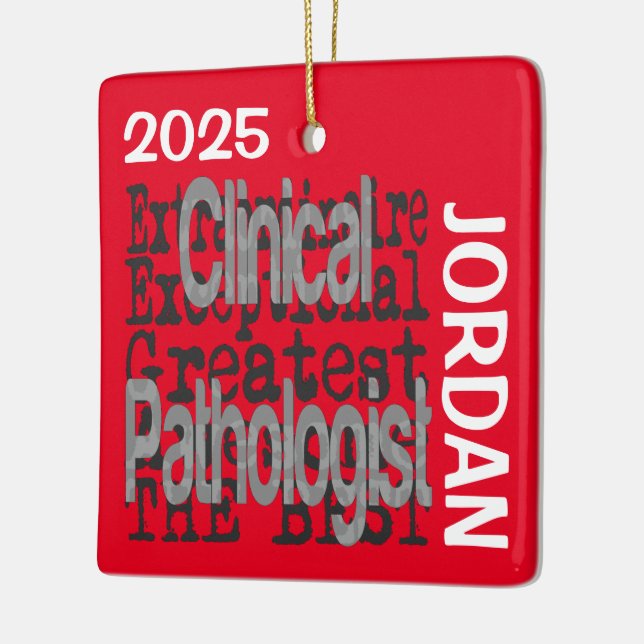 Klinischer Pathologe Extraordinaire CUSTOM Keramikornament (Links)