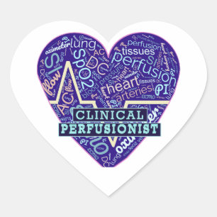 Klinischer Perfusionist - ECMO-Spezialist Herz-Aufkleber