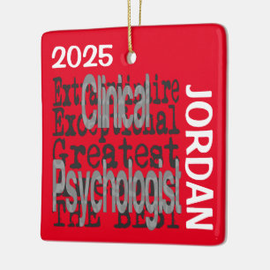 Klinischer Psychologe Extraordinaire CUSTOM Keramikornament
