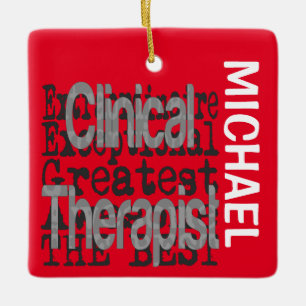 Klinischer Therapeut Extraordinaire CUSTOM Keramikornament