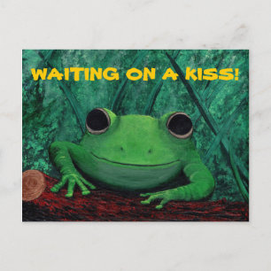 KLINS MIR! (Frosch-Design) ~ Postkarte