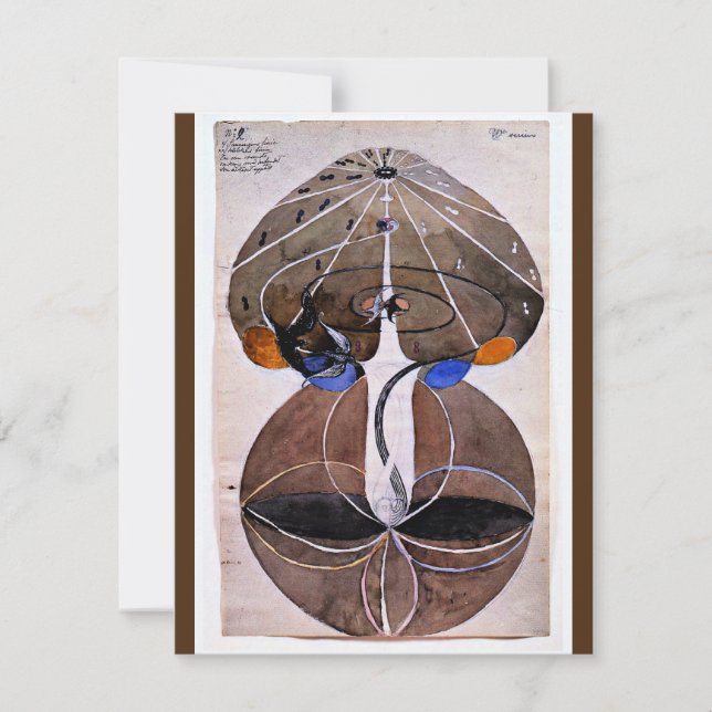 Klint - Tree of Knowledge, No. 2, Series W, Karte (Vorderseite)